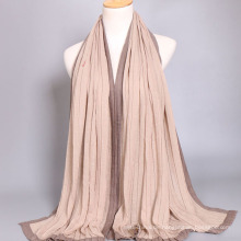 Großhandel Baumwolle Material böhmischen Cape Frauen muslimischen Schal Hijab